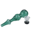 4.5" Glass Green Hand Oil Burner Pipe