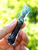 3.5"Fancy Dicro Glass Chillum Pipe Onehitter pipe - SmokingCats - Discreet Ship from Texas !