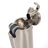 Clipper Flint Wheel Oil Petrol Gasoline Cigarette Metal Lighter Silver - SmokingCats - Discreet Ship from Texas !