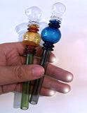 6" Color Oil Burner Pipe quantities Discounts, - SmokingCats - Discreet Ship from Texas !