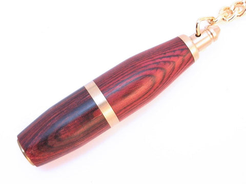 ShowJade Twisted Cigar Punch Cutter - RoseWood - Key Chain - SmokingCats - Discreet Ship from Texas !