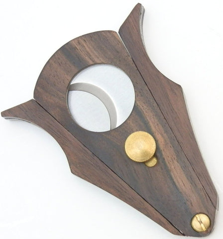 Cigar Cutter - Wood and Stainless Steel - Cut and Lock system - SmokingCats - Discreet Ship from Texas !