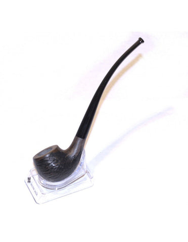 ShowJade Bent Tobacco Pipe Handmade with Sandalwood with Patterns - SmokingCats - Discreet Ship from Texas !