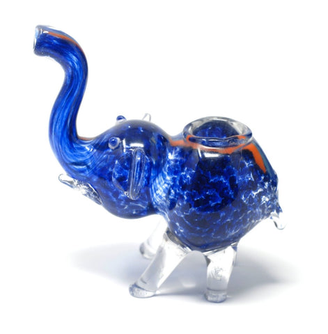 3.5" heavy frit elephant glass pipe - SmokingCats - Discreet Ship from Texas !