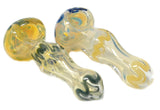 3.5" Glass Hand Pipe Spoon - SmokingCats - Discreet Ship from Texas !