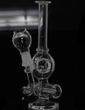 7" Mini Faberge Egg Inline Perc Recycler Pipe - SmokingCats - Discreet Ship from Texas !