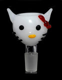 Hello Kitty Glass on Glass Bowl - SmokingCats - Discreet Ship from Texas !