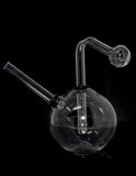 Ball Shaped Glass Oil Burner Bubbler Waterpipe - SmokingCats - Discreet Ship from Texas !