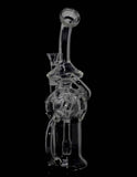 10" Faberge Egg Perculator Glass Recycler Water Pipe - SmokingCats  - Discreet Ship from Texas !