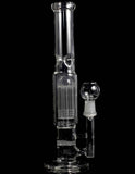 12" 9 Arms Tree Perculator Honeycomb Filter Glass Water Pipe - SmokingCats - Discreet Ship from Texas !