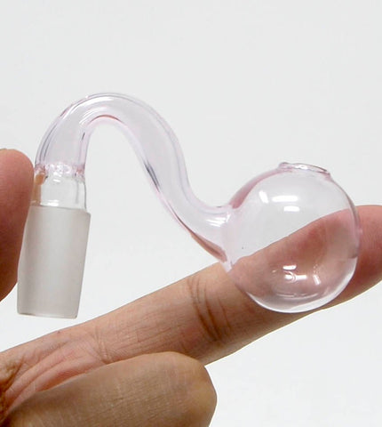 Pink Glass Oil Burner Pipe Attachment Set of 2 - SmokingCats - Discreet Ship from Texas !