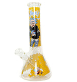 13" RM Bee Cartoon Glass Water Bong Pipe - SmokingCats - Discreet Ship from Texas !