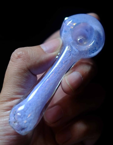 4" Glass Spoon hand Pipe - SmokingCats - Discreet Ship from Texas !