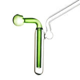 Green Glass Water Pipe Oil Burner Pipe - SmokingCats - Discreet Ship from Texas !