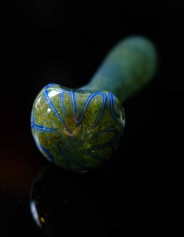 4.5" Glass Spoon Pipe - SmokingCats - Discreet Ship from Texas !