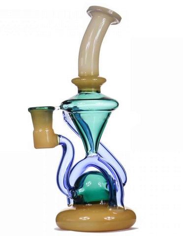 9"Vortex Dab Rig New Recycler Oil Rigs Water Bong - SmokingCats - Discreet Ship from Texas !