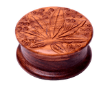 Leaf Wood Rosewood Herb Tobacco Spice Grinder - SmokingCats - Discreet Ship from Texas !