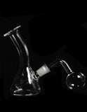 4.5" Miniature Glass Bubbler Oil Pipe - SmokingCats - Discreet Ship from Texas !