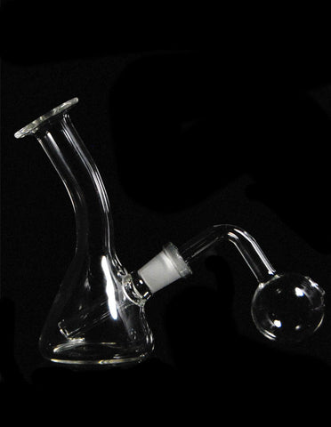 4.5" Miniature Glass Bubbler Oil Pipe - SmokingCats - Discreet Ship from Texas !