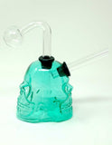 5" Glass Oil Bubbler water Pipe - SmokingCats - Discreet Ship from Texas !