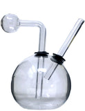 Ball Shaped Glass Oil Burner Bubbler Waterpipe - SmokingCats - Discreet Ship from Texas !