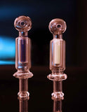 4" glass oil burner pipe with inline filter Bulk Discounts - SmokingCats - Discreet Ship from Texas !