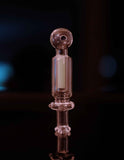 4" glass oil burner pipe with inline filter Bulk Discounts - SmokingCats - Discreet Ship from Texas !