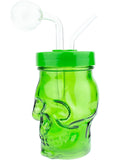 5.5" Skull Cup Oil Burner Bubbler Water Pipe