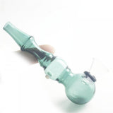 4.5" Glass Green Hand Oil Burner Pipe - SmokingCats - Discreet Ship from Texas !