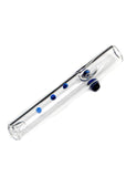 4.5" Glass Streamroller with BLue Dots - SmokingCats - Discreet Ship from Texas !