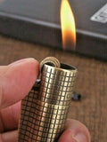 Clipper Metal Cigarette Lighter Soft Flame Refillable Butane Gas In Copper Bronze - SmokingCats - Discreet Ship from Texas !