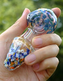 5"Shorty Mushroom Glass Spoon Pipe - SmokingCats - Discreet Ship from Texas !