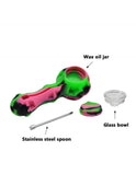 4" Unbreakable Silicone Tobacco Pipe Pipe With Picker Tool - SmokingCats - Discreet Ship from Texas !