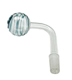 Stripe Glass on Glass Oil Burner Adapter - SmokingCats - Discreet Ship from Texas !