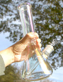 12" 9mm Super Heavy Duty Glass Beaker Bongs with Ice Pinch - SmokingCats - Discreet Ship from Texas !