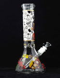 4" RM Heavy Duty Glass Water Pipe Bong - SmokingCats - Discreet Ship from Texas !