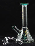 6" Clear Glass Water Pipe Rig - SmokingCats - Discreet Ship from Texas !