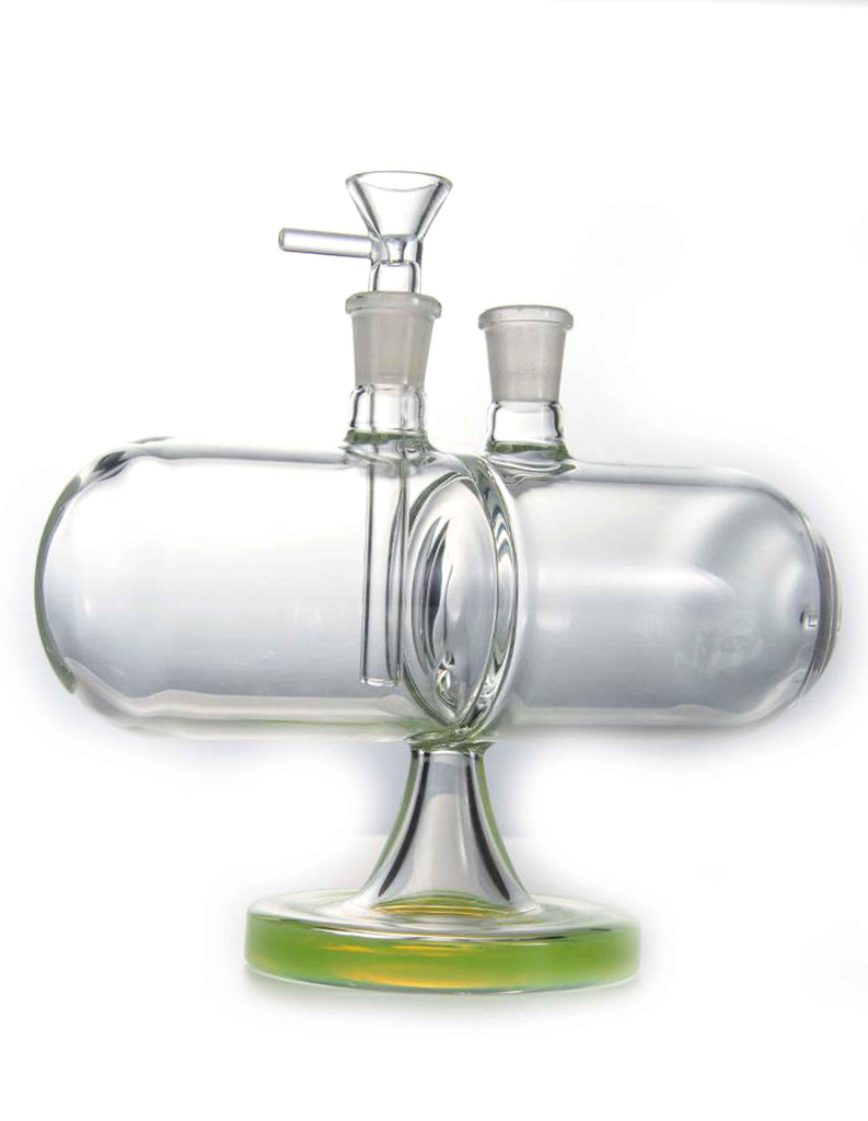 clear glass bong birdcage perc glass water pipe thick glass smoking pi –  Dollars To Save