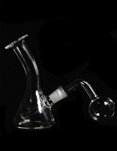 4.5" Miniature Glass Bubbler Oil Pipe – SmokingCats - Discreet Ship ...